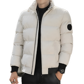 Winter Men Fashion Casual Stand Collar Jacket